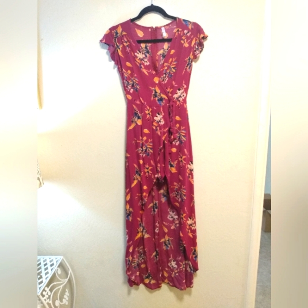 Xhiliration high low dress size s